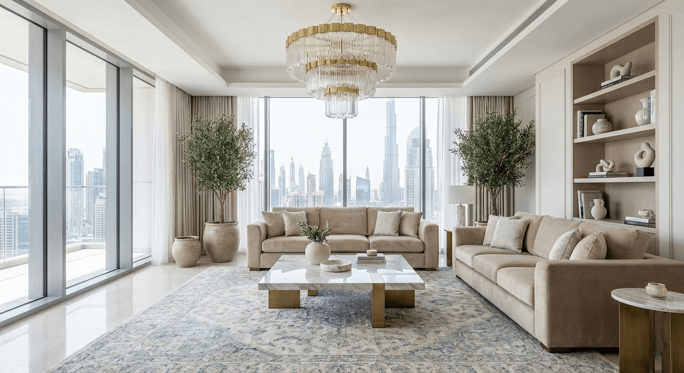 Luxury Meets Comfort: Dubai Living Room Interior Design Must-Haves