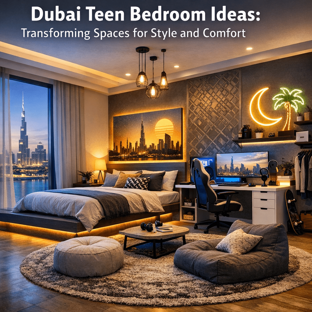Dubai Teen Bedroom Ideas: Transforming Spaces for Style and Comfort