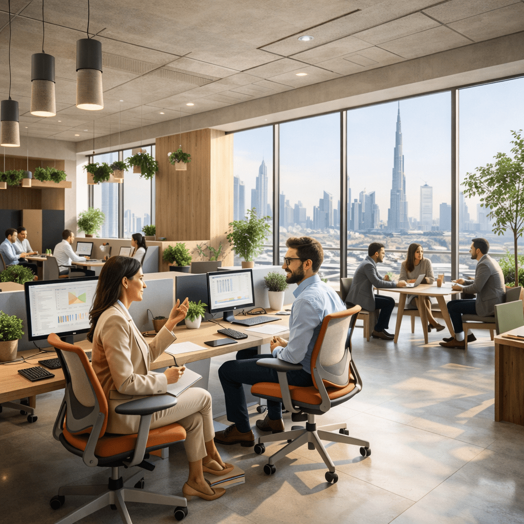 How Workplace Interior Design Boosts Employee Engagement in Dubai Offices