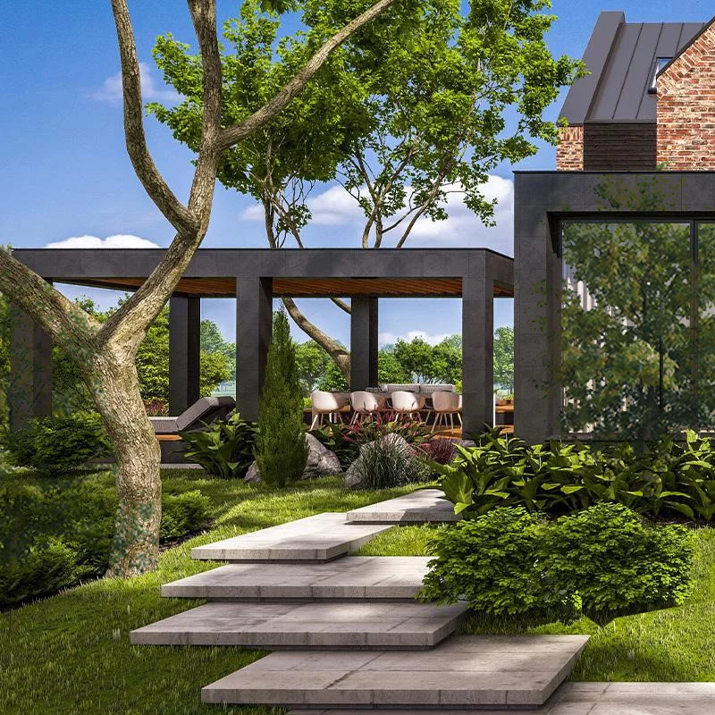 zen inspired landscape design idea